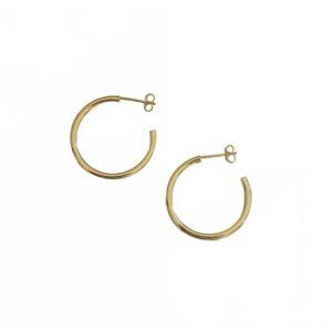 NEW MAIVE women's rita hoops in gold